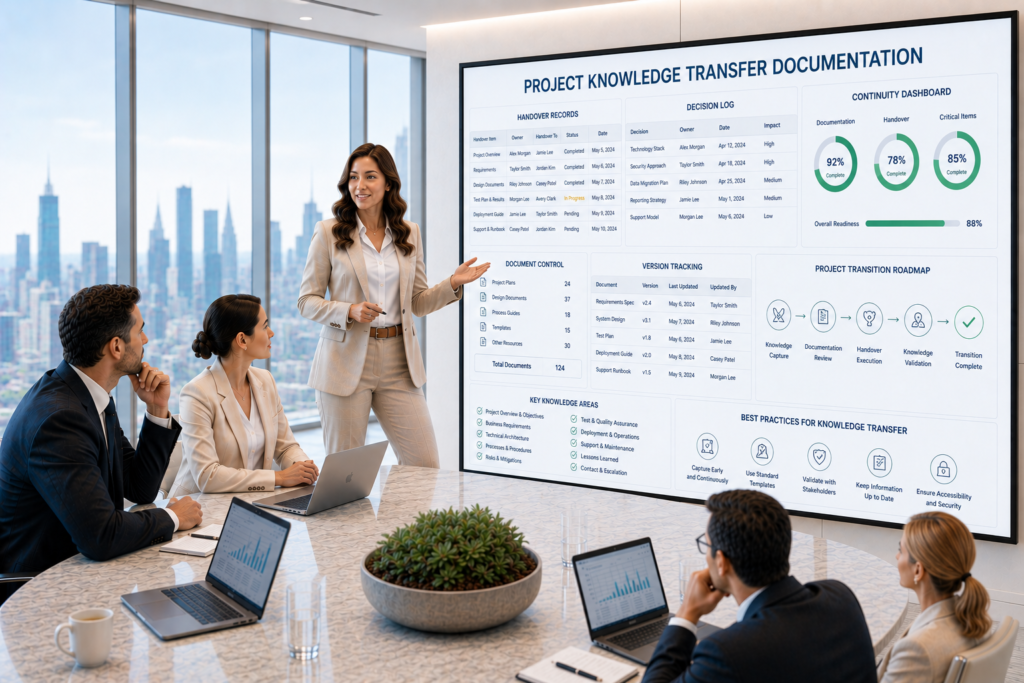 project knowledge transfer documentation