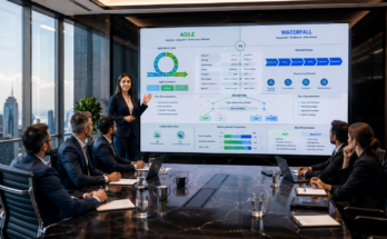 agile vs waterfall project management methodology