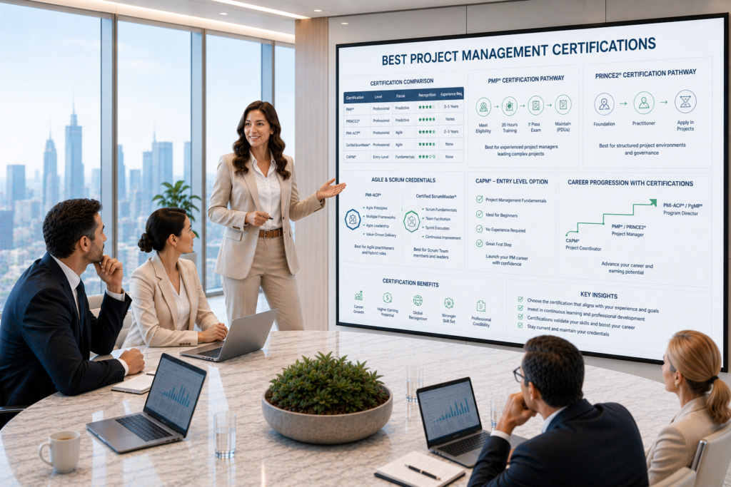 best project management certifications