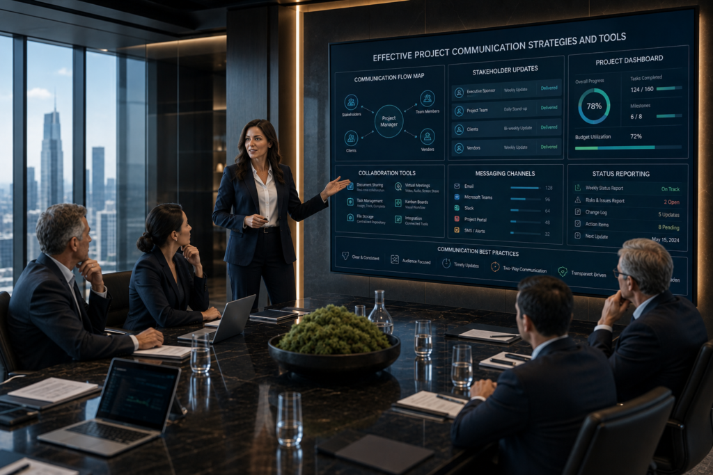 effective project communication strategies and tools