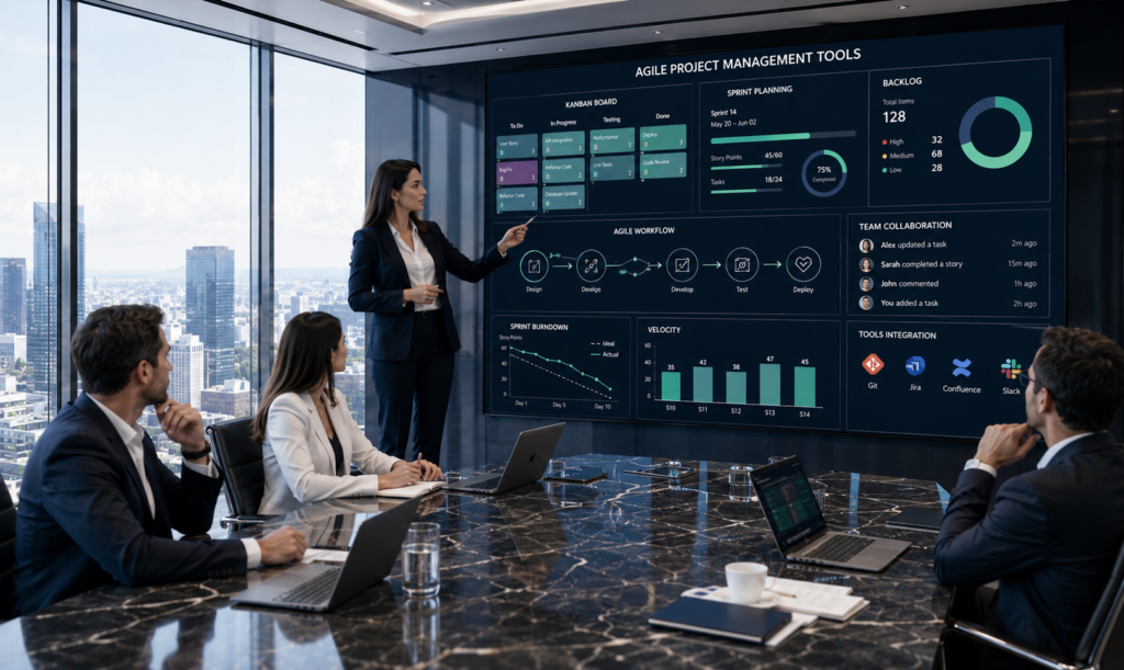 kanban boards and agile software