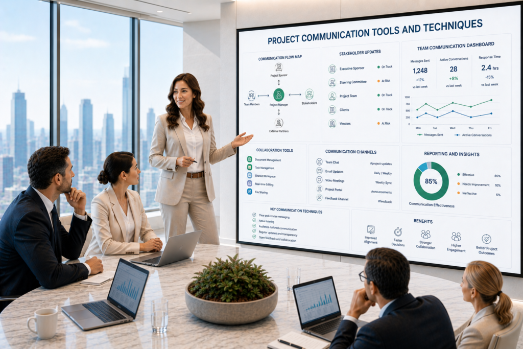 project communication tools and techniques