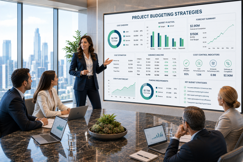 project cost estimation and control