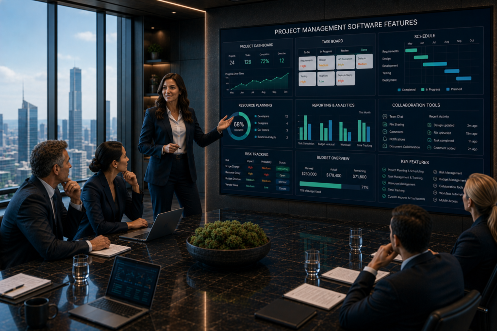 project management software features