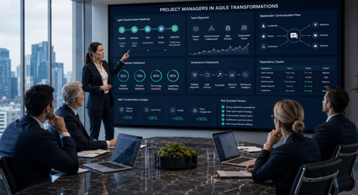 project managers in agile transformations