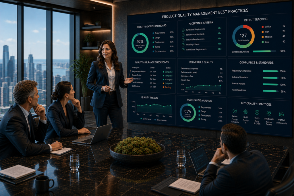project quality assurance and control