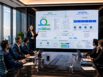agile vs waterfall project management methodology