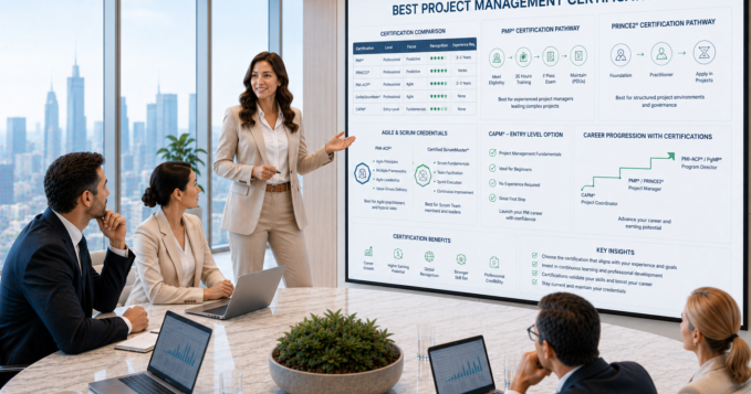 best project management certifications