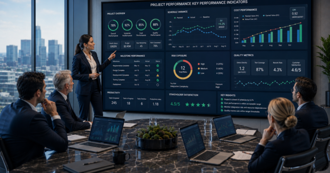 project performance key performance indicators